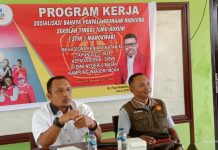 Max Bonsapia Dampingi Mahasiswa KKN Gelar Sosialisasi Soal Bahaya Narkoba di Masni