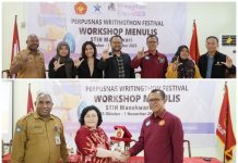 Perpusnas Gelar Workshop di STIH Manokwari, Marius Sakmaf: STIH Bisa Jalin Kolaborasi ke Depan