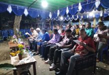 Warga Jalan Serayu Sanggeng Gelar Lepas Sambut Tahun Bersama Dominggus Mandacan dan Filep Wamafma