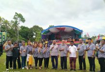 Hadiri Acara Lepas Sambut di SP7 Masni, Filep Wamafma Apresiasi Kebersamaan OAP dan suku Nusantara di Warpramasi
