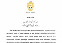 Sultan Buton Imbau Warga Buton di Papua Barat Dukung Filep Wamafma Kembali Jabat di DPD RI