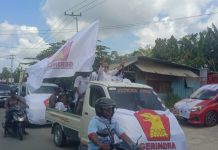 Gerindra Gelar Kampanye di Kabupaten Teluk Bintuni, Ini Rutenya