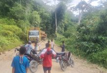 Palang Areal Produksi Kayu PT Wijaya Sentosa, Maikel: Kami Palang Demi Selamatkan Hutan Kami!