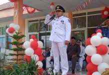 Pemcam Kec. Ternate Selatan Peringati HUT RI Ke-79, Camat Jadi Inspektur Upacara