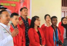 Mahasiswa KKN STIH Adakan Sosialisasi 4 Pilar Kebangsaan MPR RI di SMA N 1 Masni