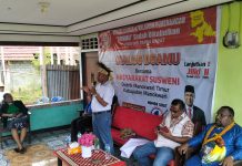 Dominggus Mandacan Dialog dengan Ratusan Warga Susweni Terima Sejumlah Aspirasi