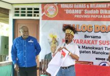 Di kampung Susweni, Dominggus Mandacan Terima Aspirasi Masalah Begal