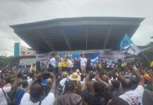 Ribuan Massa Padati Kampanye WAGI, Paslon WAGI Optimis Menang Pilkada 2024