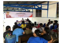 Senator Filep Ajak Pemuda Mansinam Jaga Nilai Kebangsaan