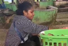 Mandiri dan Pekerja Keras, Mahasiswi Studi Akhir STIH Manokwari Ini Manfaatkan Waktu Luang Jual Hasil Kebun ke Sorong