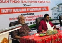 Petrus Makbon Bangga STIH Manokwari Segera Alih Status