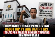PB-FORMMALUT Jabodetabek: Tolak RKAB Perusahaan Tambang Bermasalah, Lindungi Pekerja