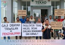 Gaji Tak Sesuai Kontrak, Fasilitator TEKAD Halsel: Program Pendampingan Desa Terancam Gagal