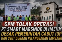 Diduga Tabrak Aturan dan Tidak Tepati Janji Bangun SMA di Pulau Gebe, GPM Tolak Operasi PT. SM