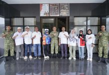Dipimpin UJ, KORMI Malut Silaturahmi ke Korem 152/Baabullah, Danrem Siap Jadi Tuan Rumah Senam Bersama